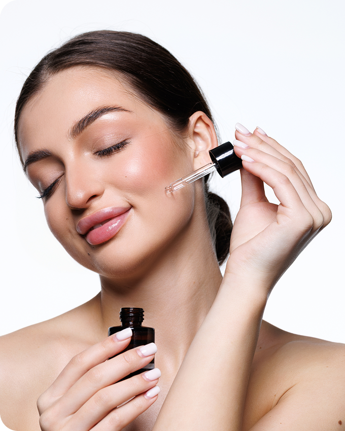 Esthetician performing a customized facial at Desert Med Rejuvenation.