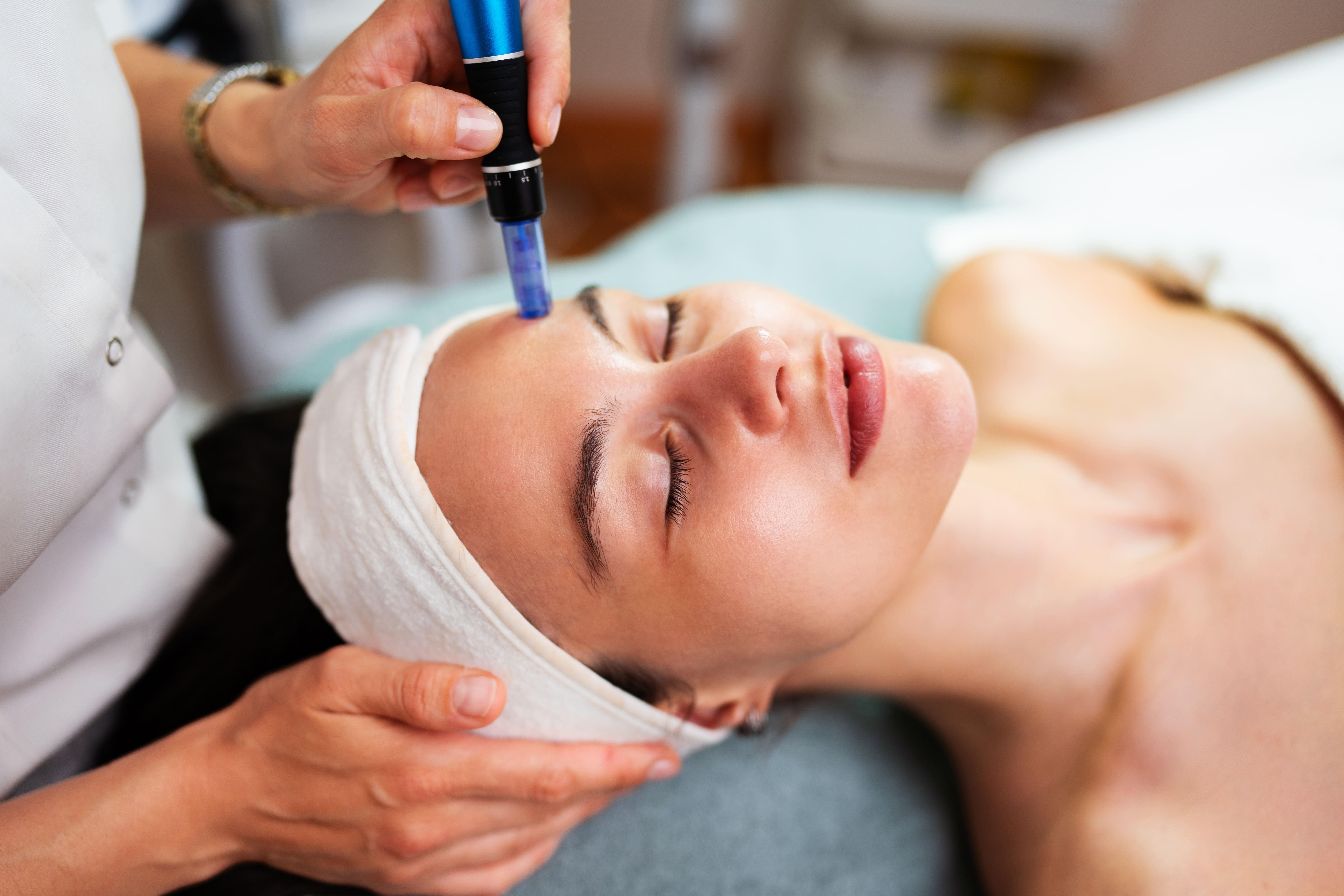 Jet Plasma skin rejuvenation treatment at Desert Med Rejuvenation in Rancho Mirage.